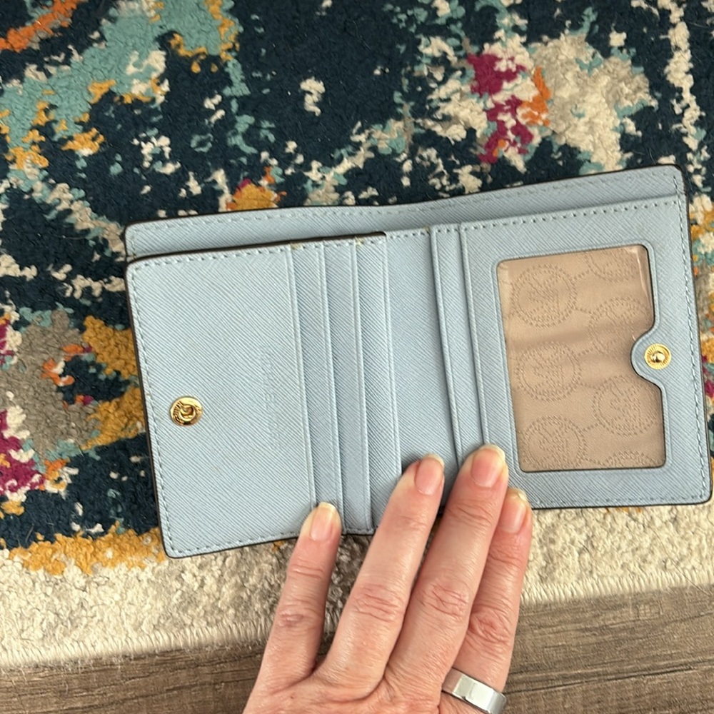 Michael Kors Light Blue Handbag (used 3 times) - Picture 10 of 11